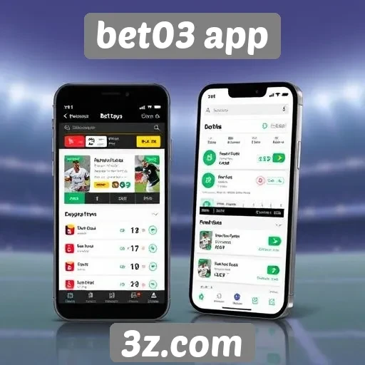 Acesso e navegação no site bet03 app