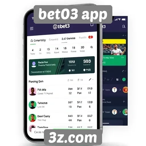 Avaliação da interface do bet03 app